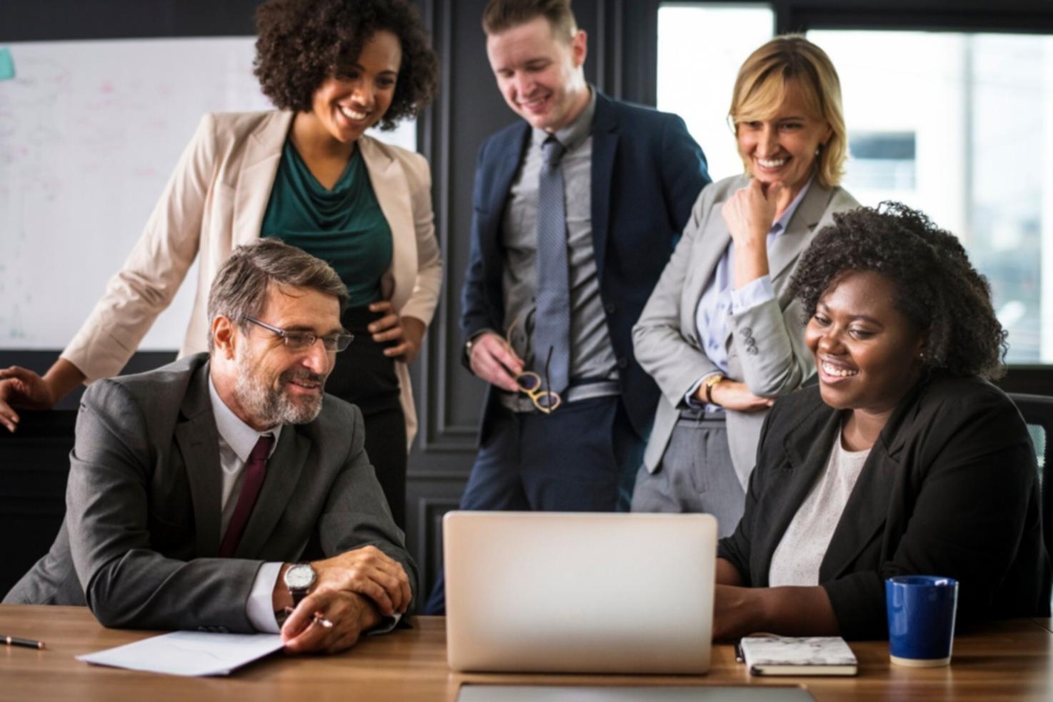 Financial trend analysis workspace showing charts and data